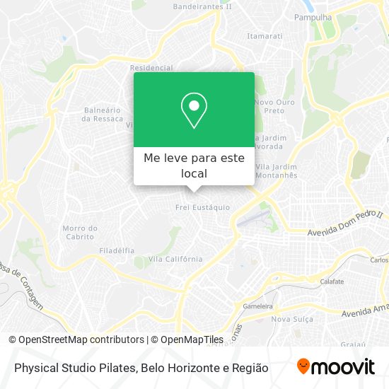 Physical Studio Pilates mapa