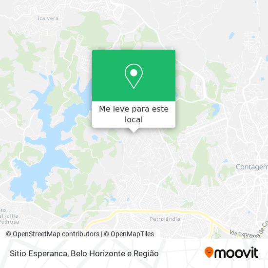 Sitio Esperanca mapa