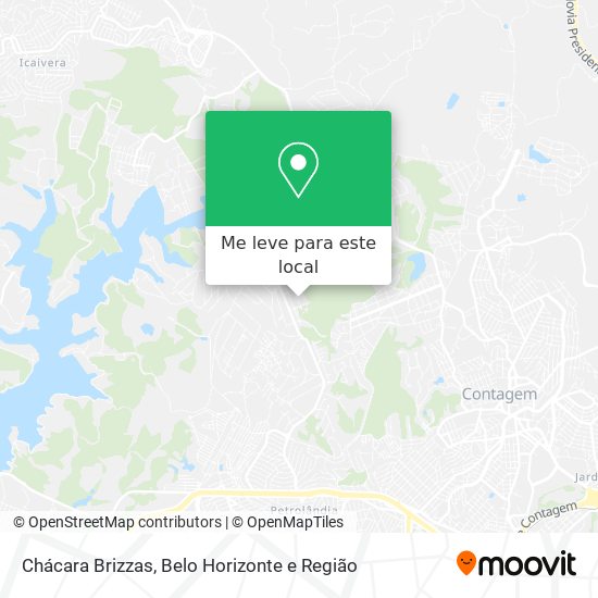 Chácara Brizzas mapa