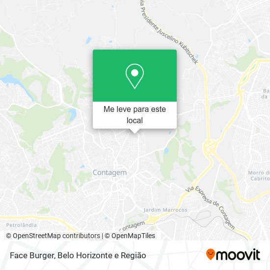 Face Burger mapa