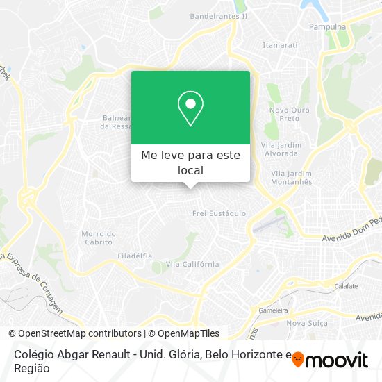 Colégio Abgar Renault - Unid. Glória mapa