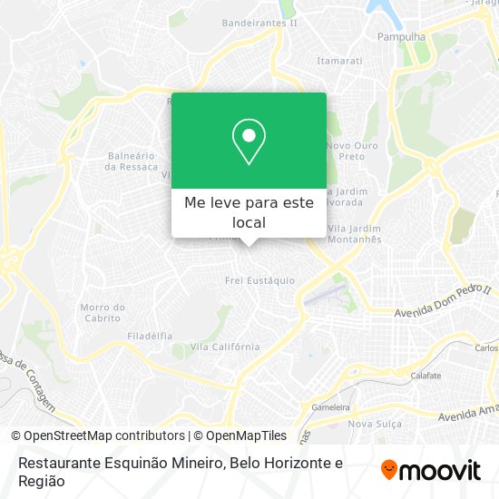 Restaurante Esquinão Mineiro mapa