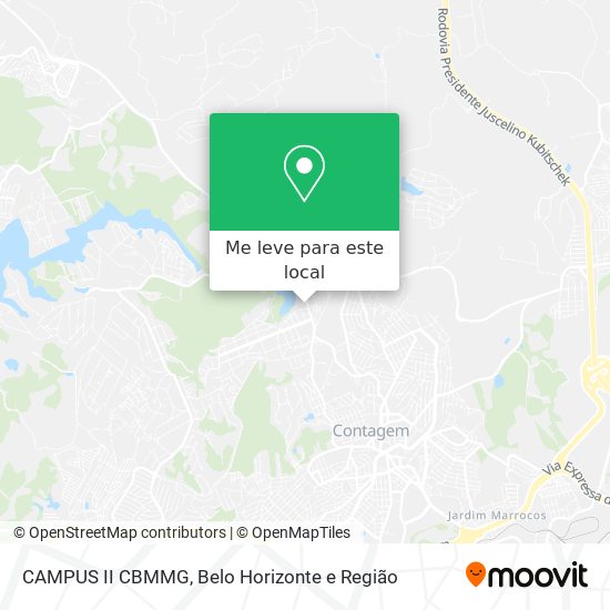 CAMPUS II CBMMG mapa
