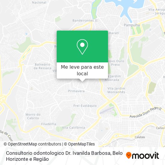 Consultorio odontologico Dr. Ivanilda Barbosa mapa