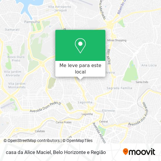 casa da Alice Maciel mapa
