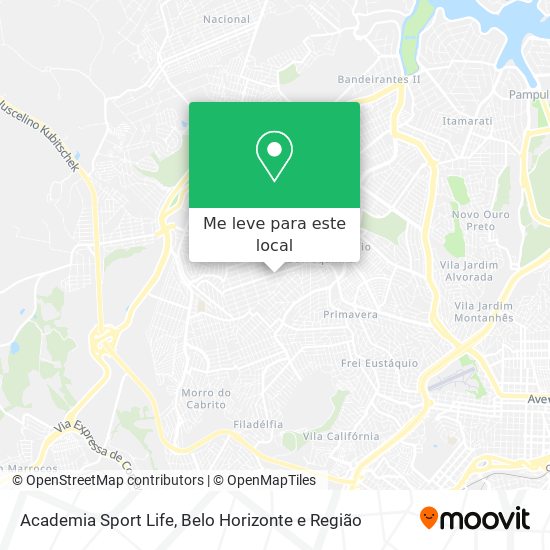 Academia Sport Life mapa