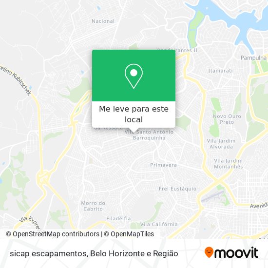 sicap escapamentos mapa
