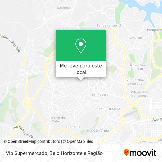 Vip Supermercado mapa