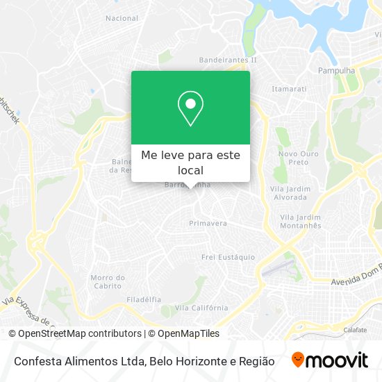 Confesta Alimentos Ltda mapa