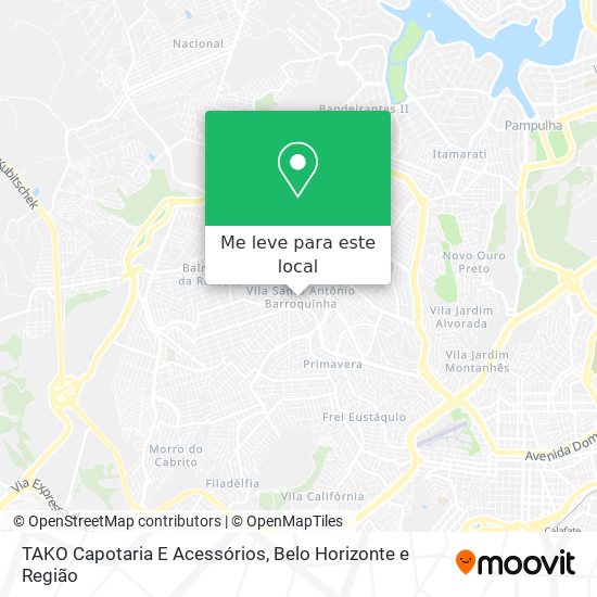 TAKO Capotaria E Acessórios mapa