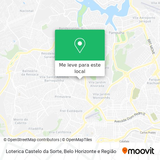 Loterica Castelo da Sorte mapa