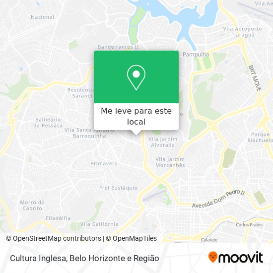 Cultura Inglesa mapa