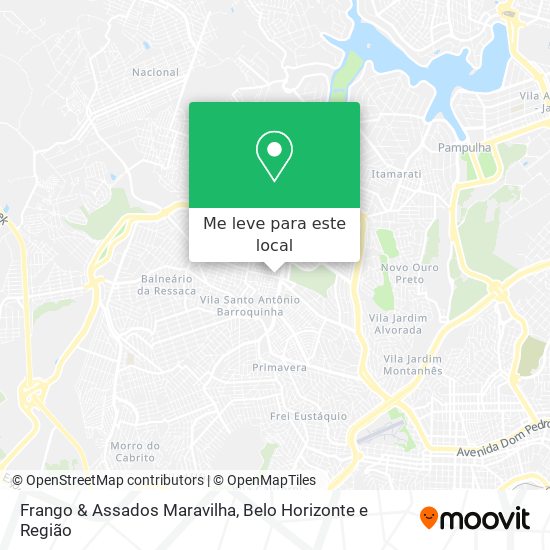 Frango & Assados Maravilha mapa