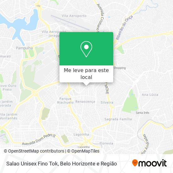 Salao Unisex Fino Tok mapa