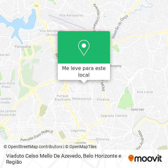 Viaduto Celso Mello De Azevedo mapa