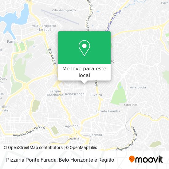 Pizzaria Ponte Furada mapa