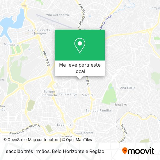 sacolão três irmãos mapa