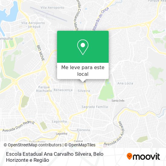 Escola Estadual Ana Carvalho Silveira mapa