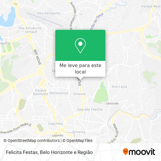 Felicita Festas mapa