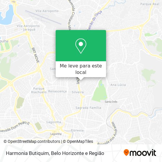 Harmonia Butiquim mapa