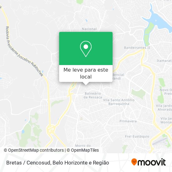 Bretas / Cencosud mapa