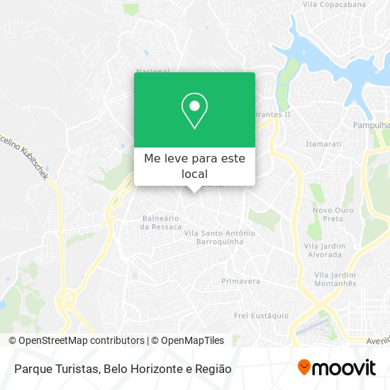 Parque Turistas mapa