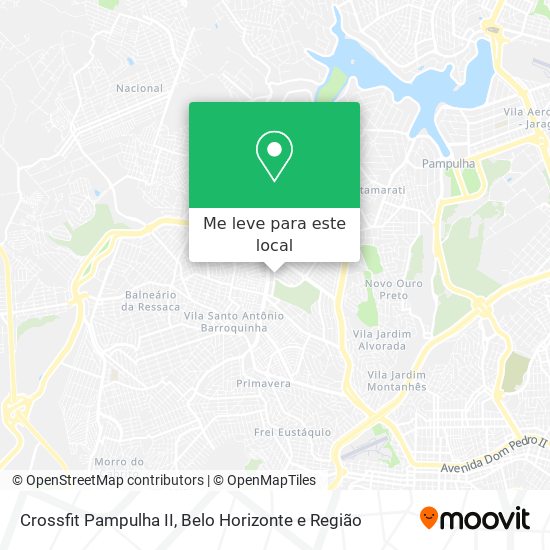 Crossfit Pampulha II mapa