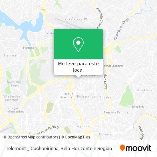 Telemont  _ Cachoeirinha mapa