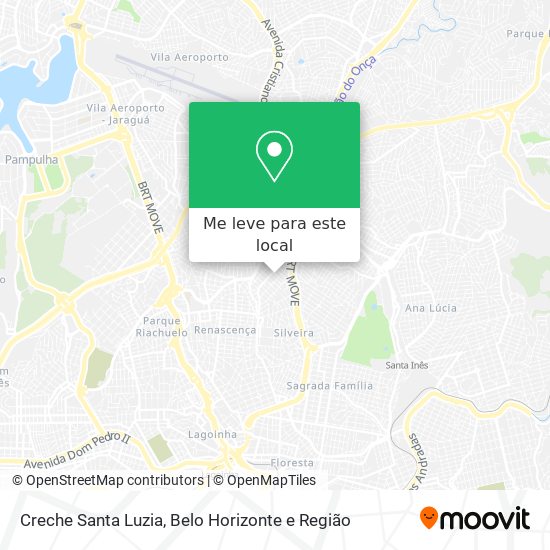 Creche Santa Luzia mapa