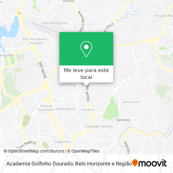 Academia Golfinho Dourado mapa