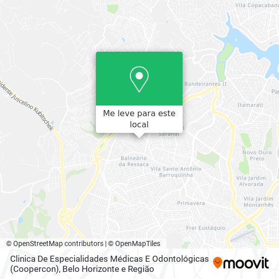 Clinica De Especialidades Médicas E Odontológicas (Coopercon) mapa