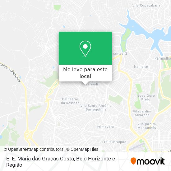 E. E. Maria das Graças Costa mapa