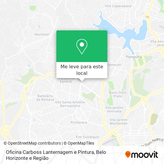 Oficina Carboss Lanternagem e Pintura mapa