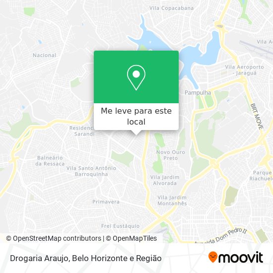 Drogaria Araujo mapa
