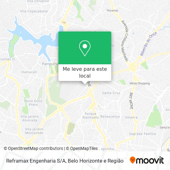 Reframax Engenharia S/A mapa