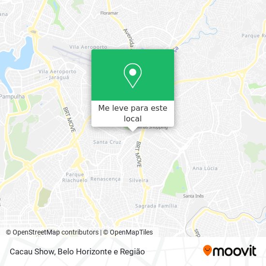 Cacau Show mapa