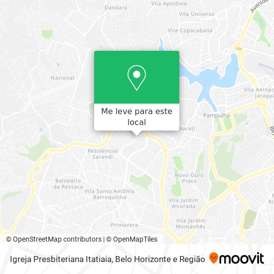 Igreja Presbiteriana Itatiaia mapa