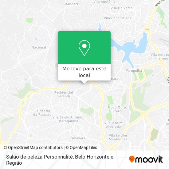 Salão de beleza Personnalité mapa