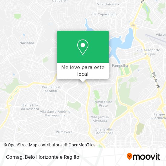 Comag mapa