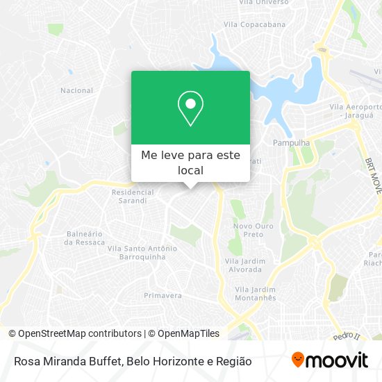 Rosa Miranda Buffet mapa