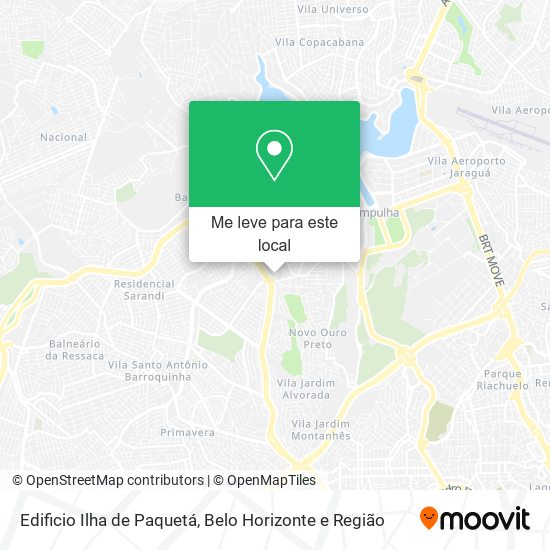 Edificio Ilha de Paquetá mapa