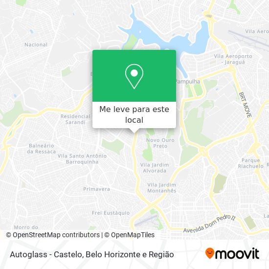 Autoglass - Castelo mapa