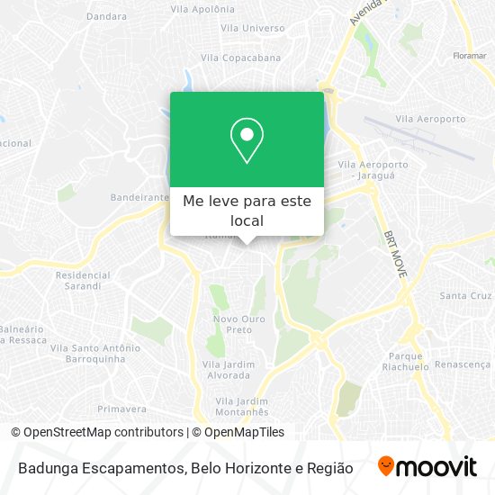 Badunga Escapamentos mapa