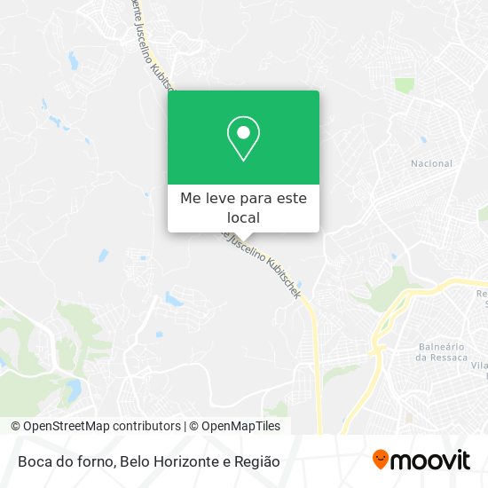 Boca do forno mapa