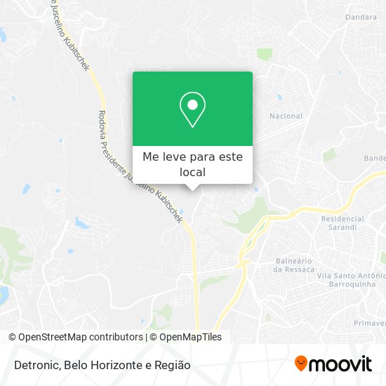 Detronic mapa