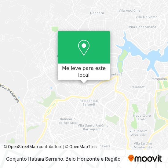 Conjunto Itatiaia Serrano mapa
