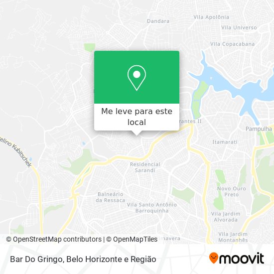 Bar Do Gringo mapa