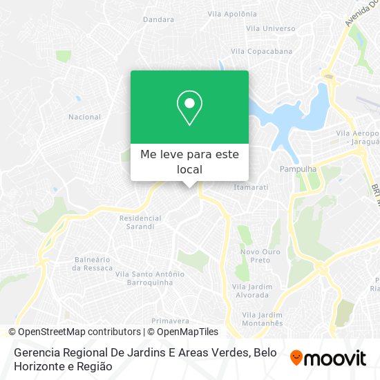 Gerencia Regional De Jardins E Areas Verdes mapa