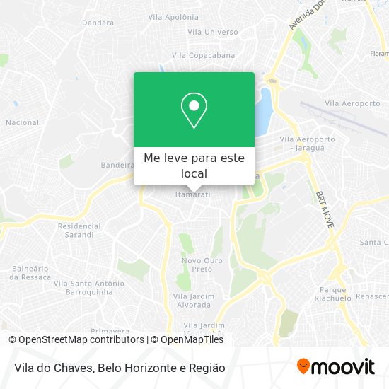 Vila do Chaves mapa