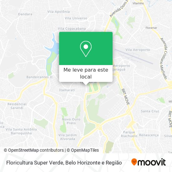Floricultura Super Verde mapa